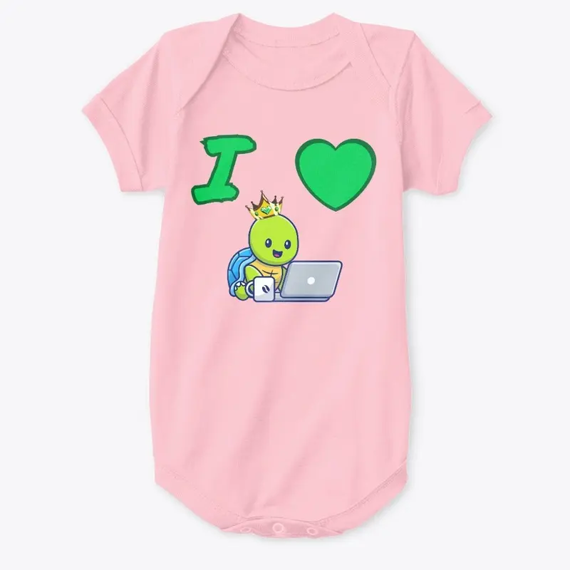 I Heart Turtles | Baby Onesie