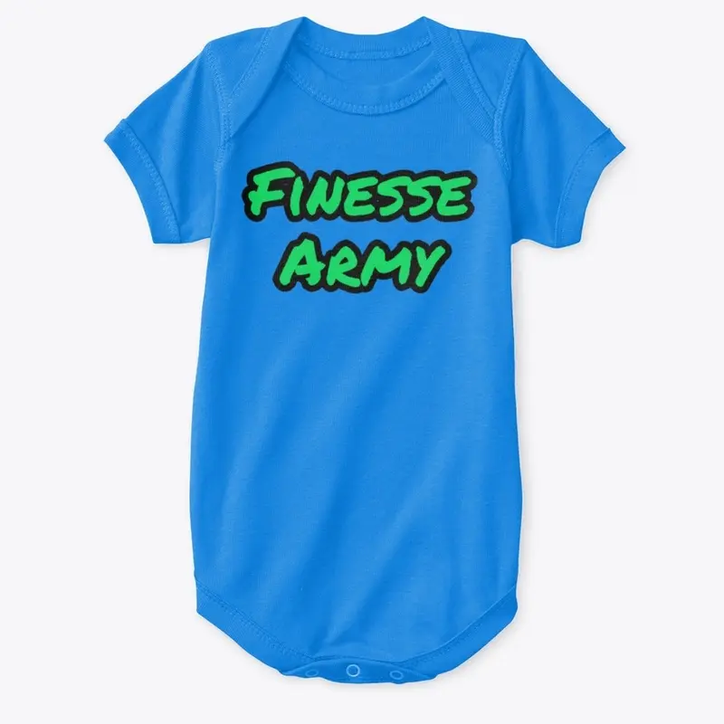 Finesse Army Baby Onesie 